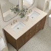 Myrrin 60" Double (Vanity Only Pricing) in Mid-Century Walnut